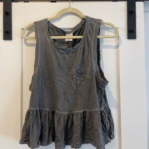 We The Free Distressed Tank Top